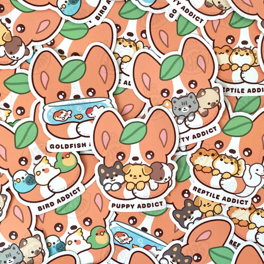 Animal Addict Stickers - KyariKreations