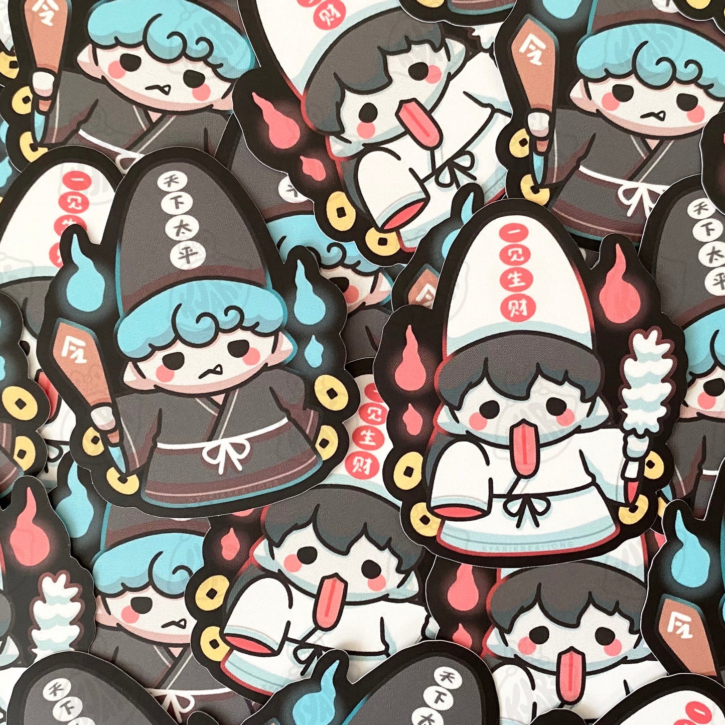 Heibai Wuchang Stickers - KyariKreations