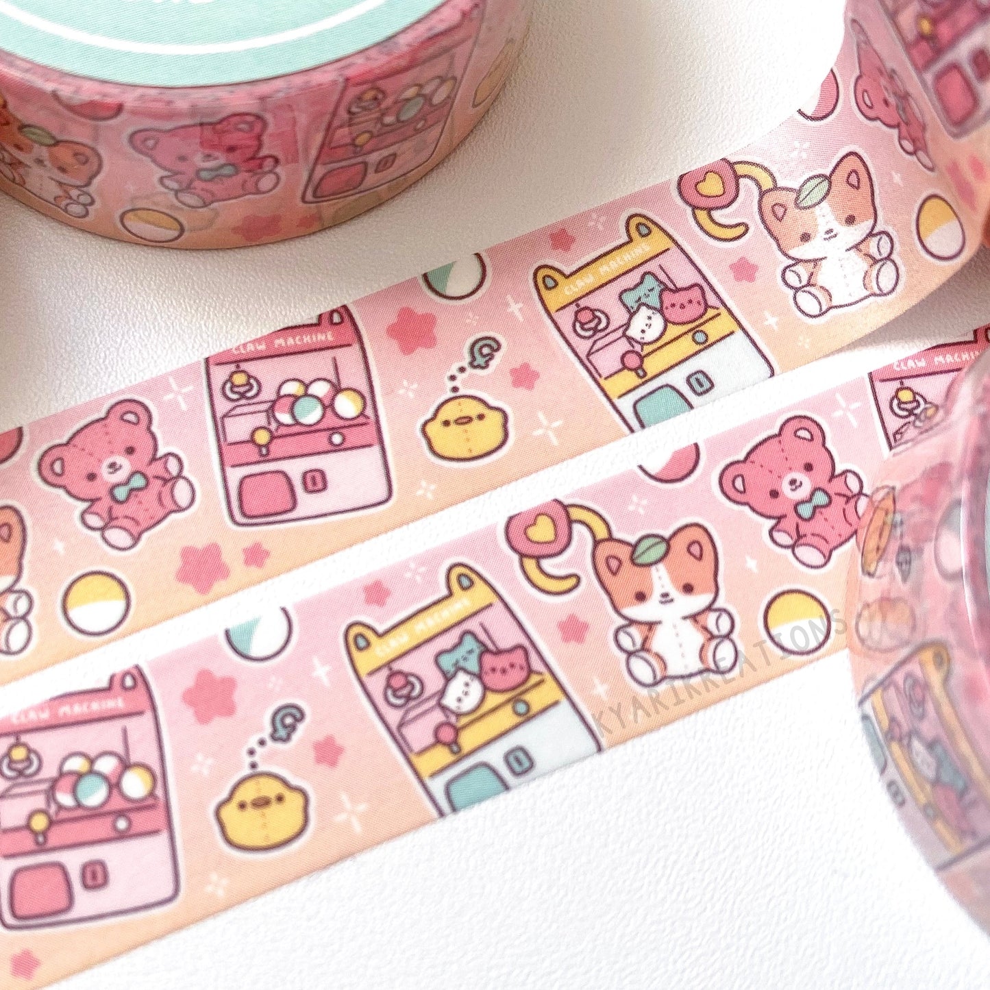 Claw Machine Arcade Washi Tape - KyariKreations