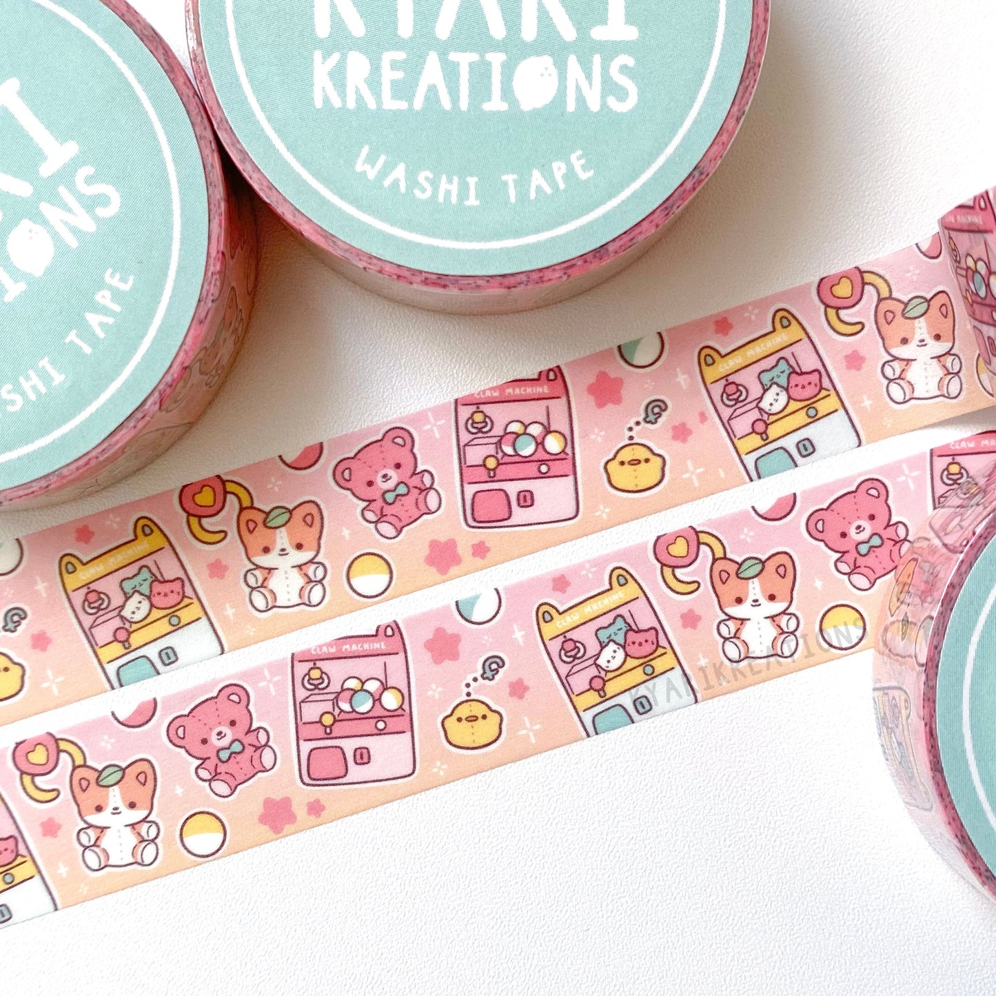 Claw Machine Arcade Washi Tape - KyariKreations