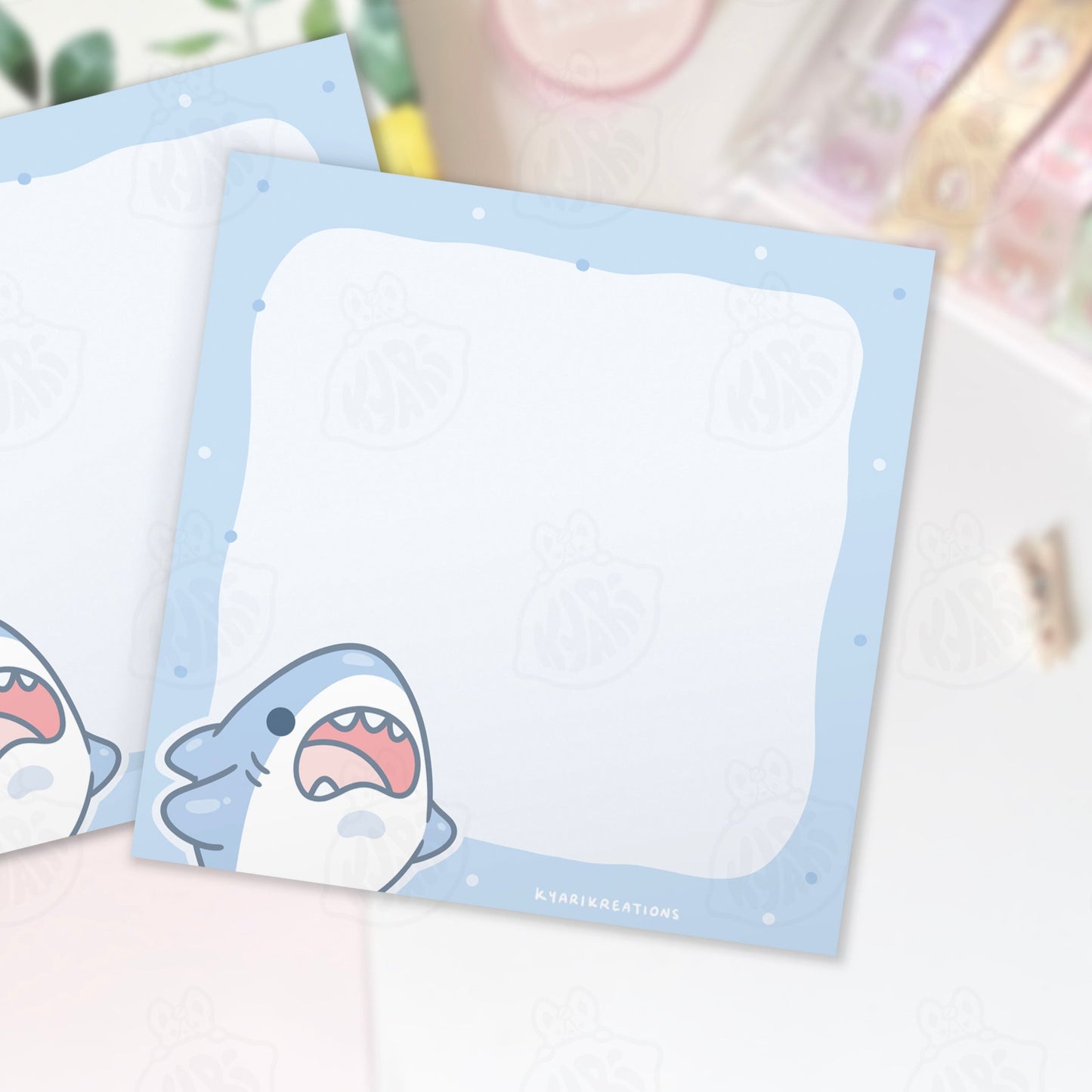 Finn the Shark Memo Pad - KyariKreations