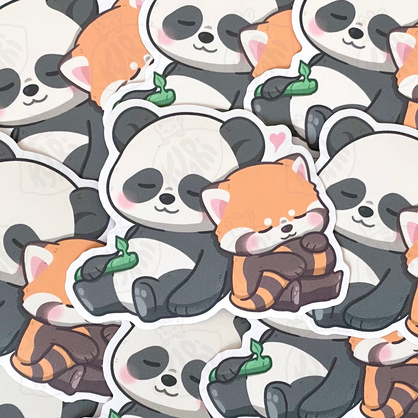 Panda Love Stickers - KyariKreations