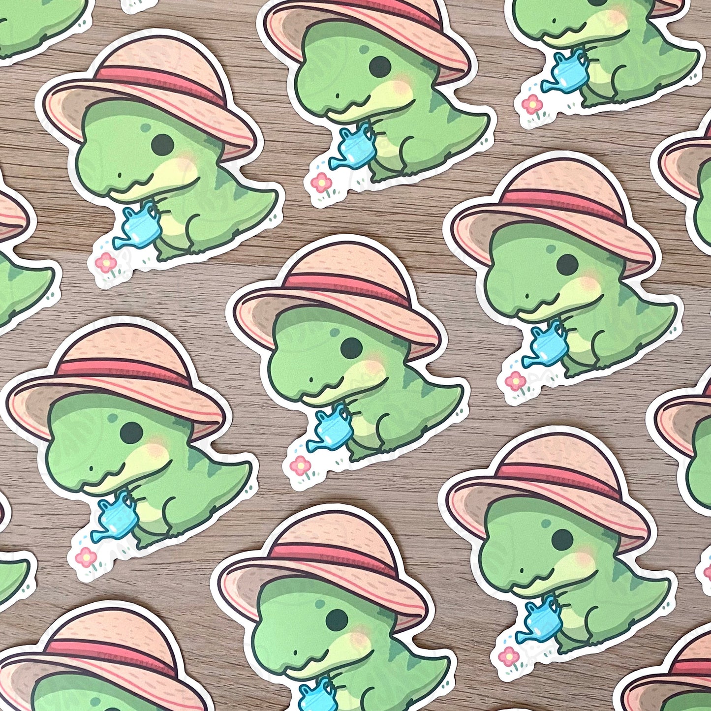 Garden Dino Stickers - KyariKreations
