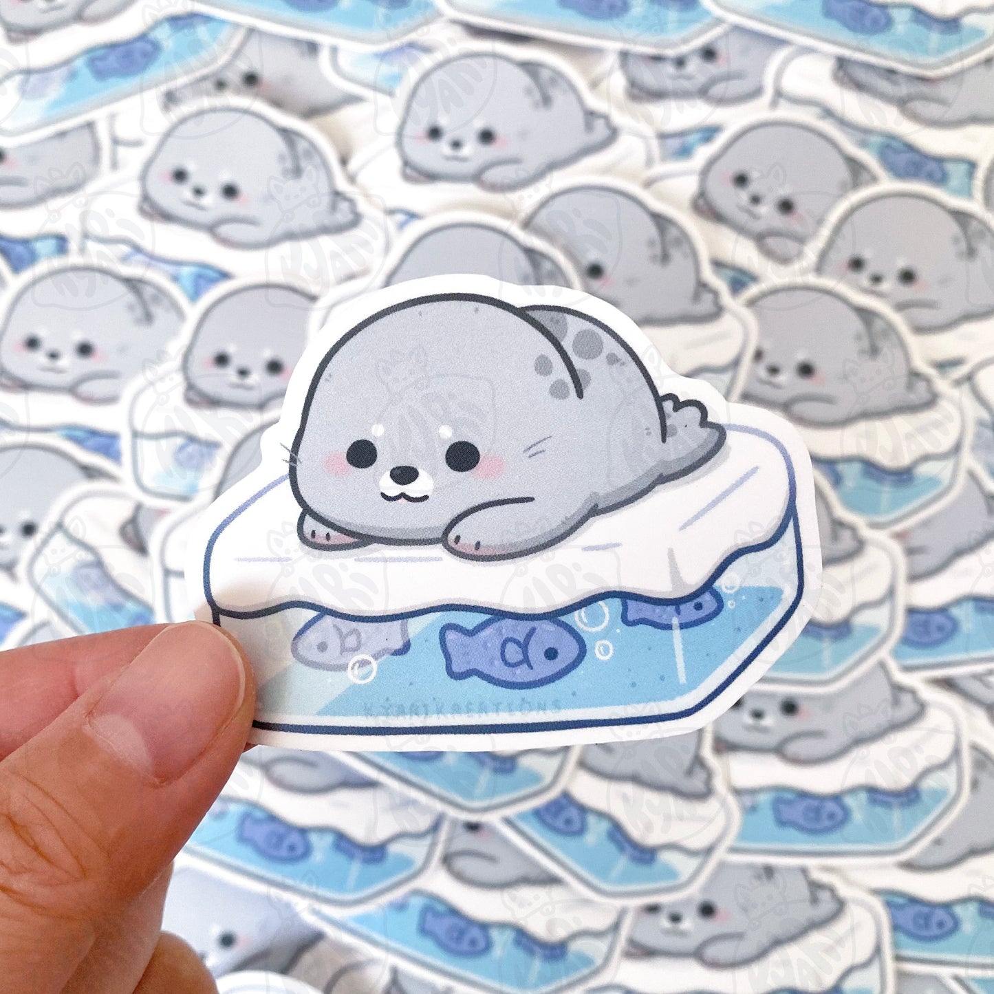 Seal On Ice Stickers - KyariKreations