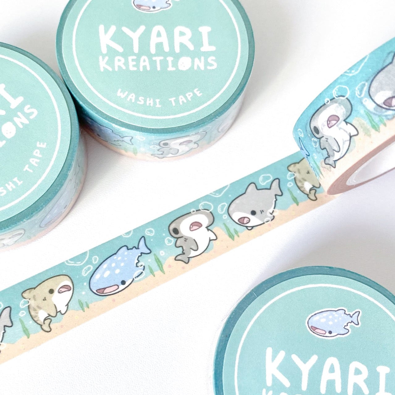 Sharkies Washi Tape - KyariKreations