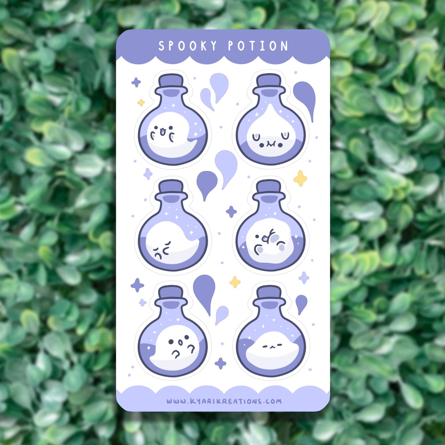 Spooky Potion Sticker Sheet - KyariKreations