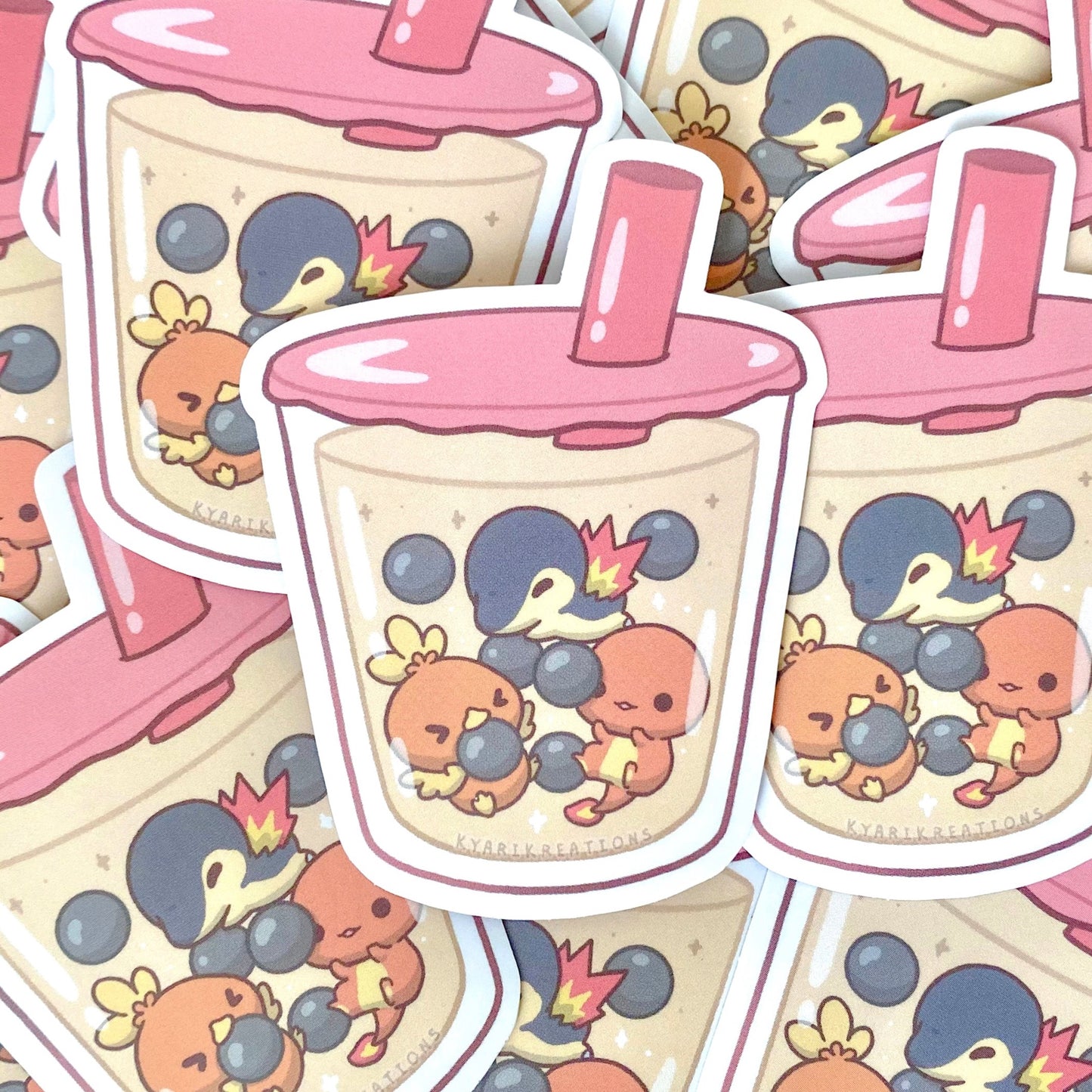 Pokemon Bubble Tea Sticker - SERIES 1 - KyariKreations