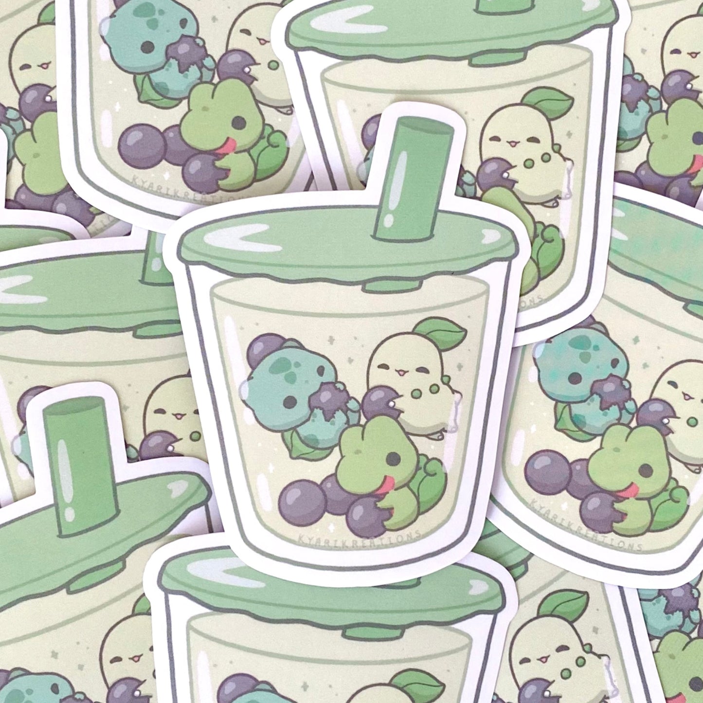 Pokemon Bubble Tea Sticker - SERIES 1 - KyariKreations