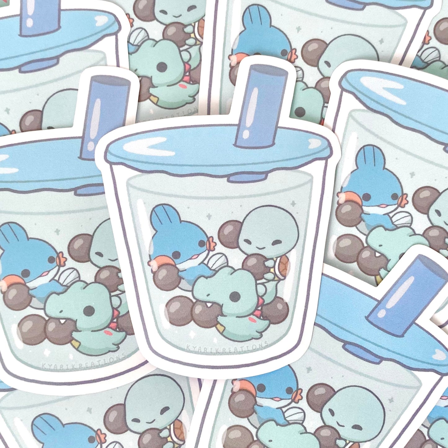 Pokemon Bubble Tea Sticker - SERIES 1 - KyariKreations