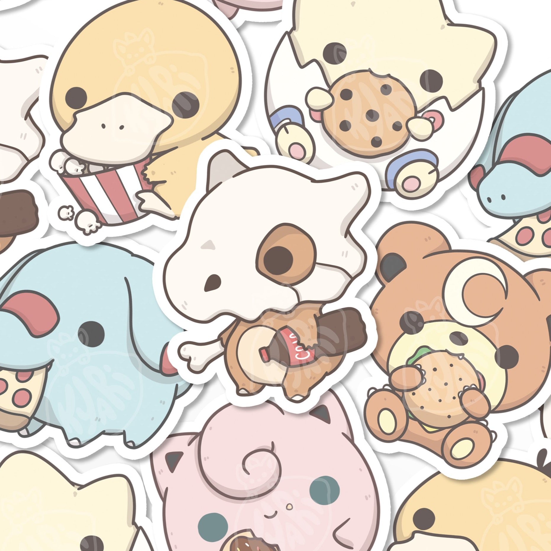 Pokemon Snacks Stickers