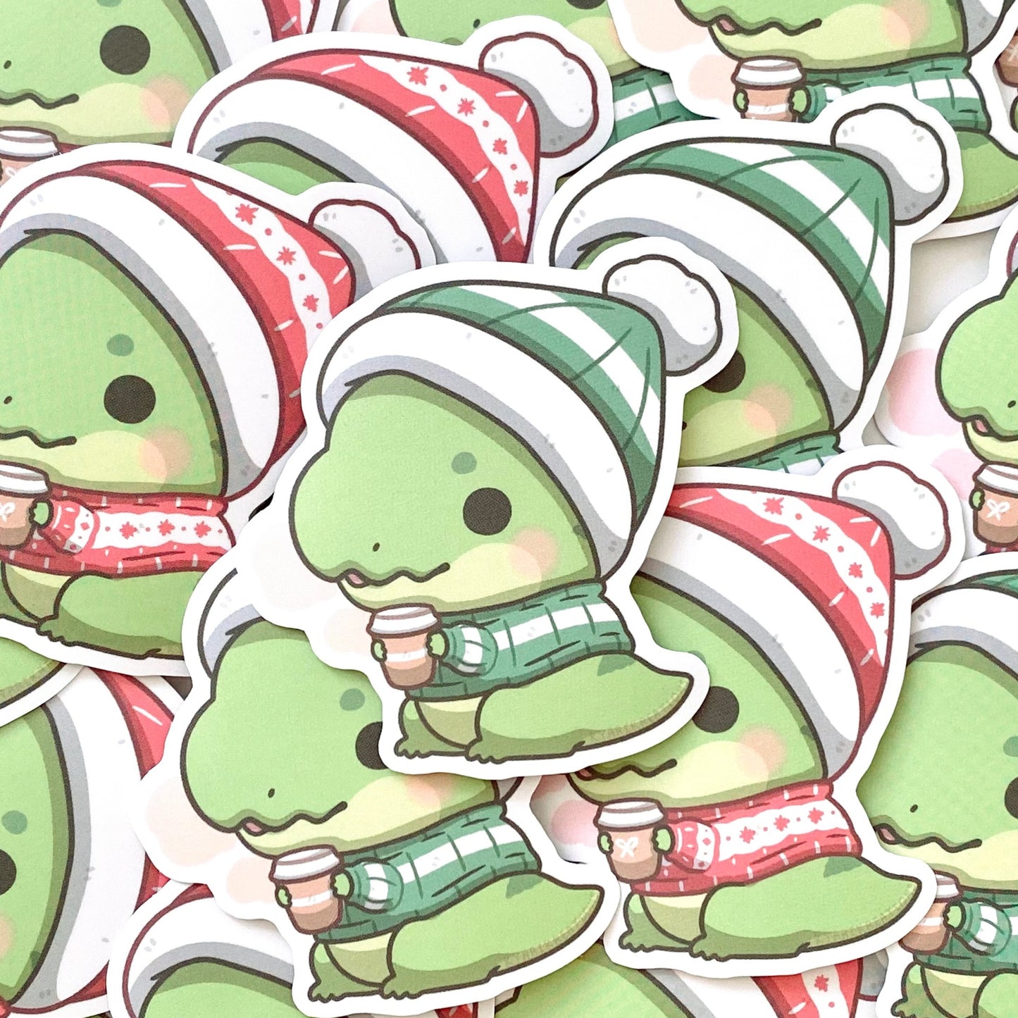 Winter Dino Stickers - KyariKreations