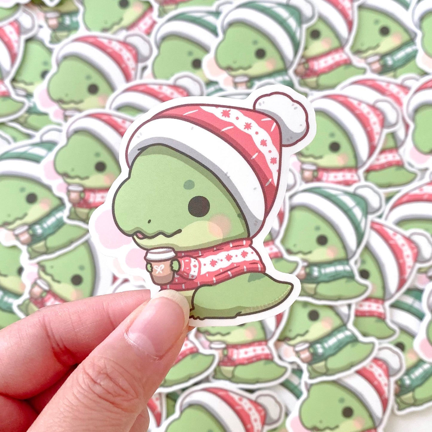 Winter Dino Stickers - KyariKreations