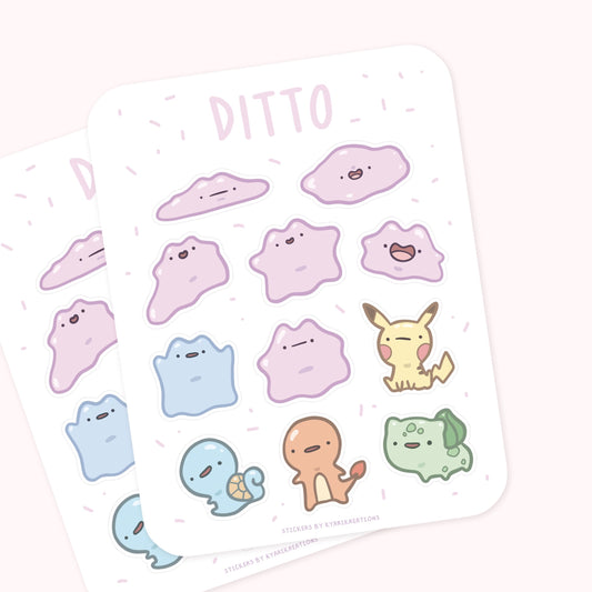 Ditto Mini Sticker Sheet - KyariKreations