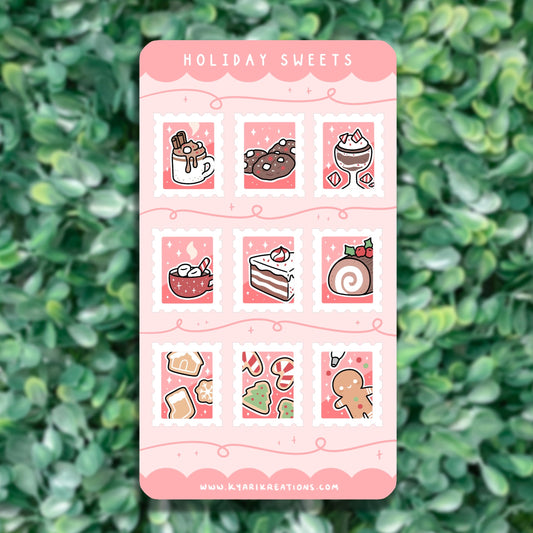 Holiday Sweets Sticker Sheet - KyariKreations