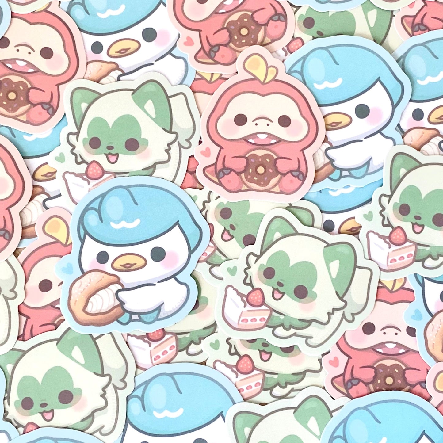 Scarlet And Violet Starter Stickers - KyariKreations