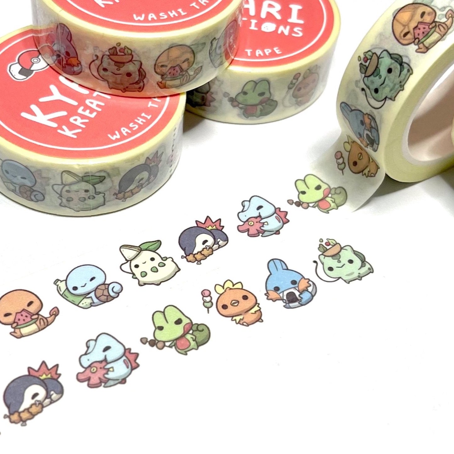Pokemon Picnic Washi Tape - KyariKreations