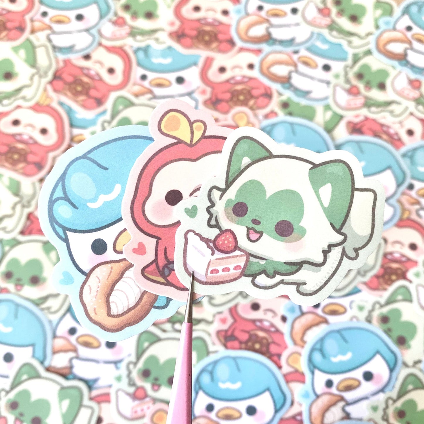 Scarlet And Violet Starter Stickers - KyariKreations
