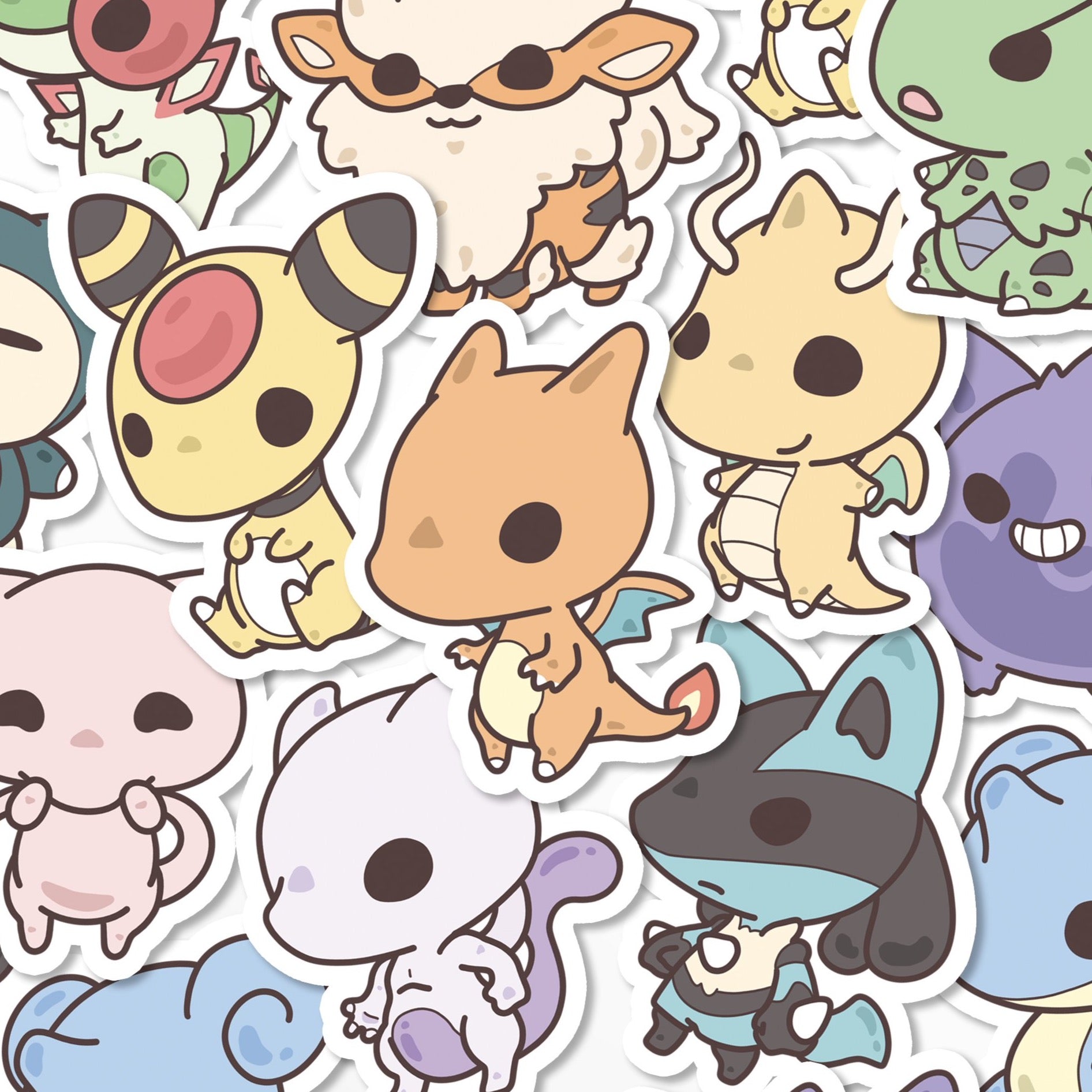 Chibi Pokemon Stickers