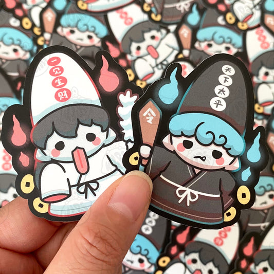 Heibai Wuchang Stickers - KyariKreations