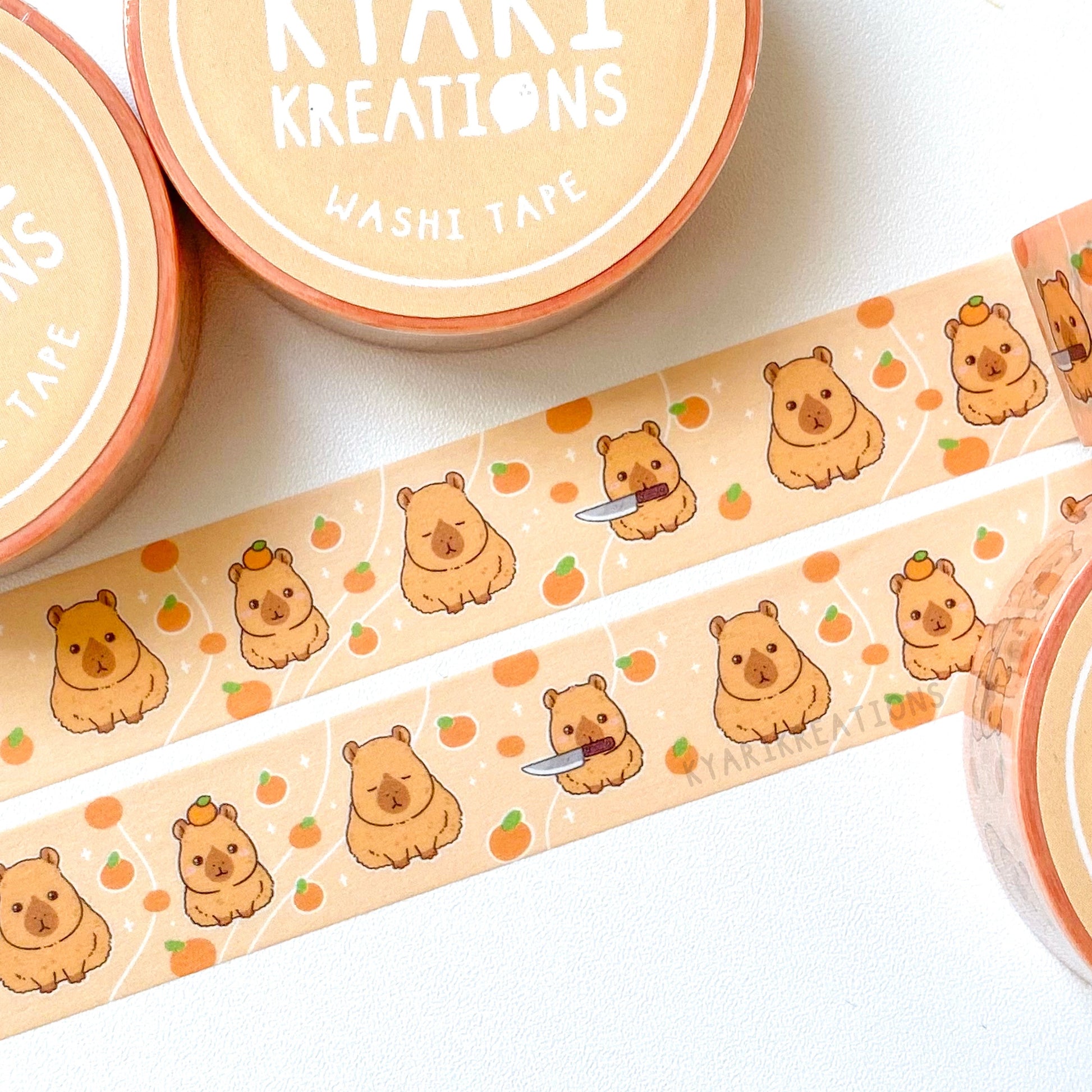 Capybara Washi Tape - KyariKreations