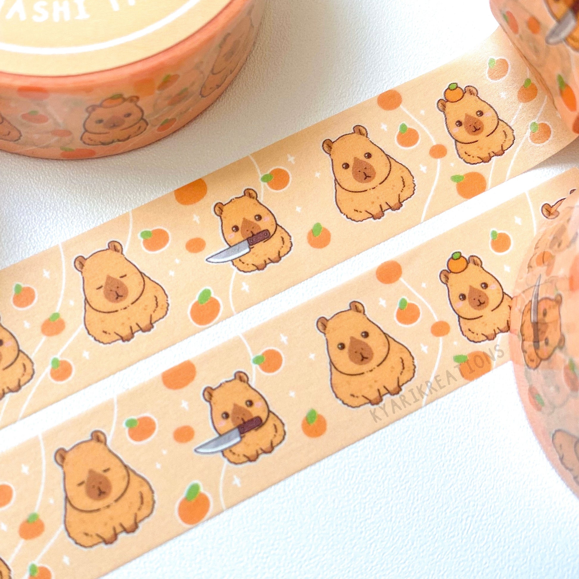 Capybara Washi Tape - KyariKreations