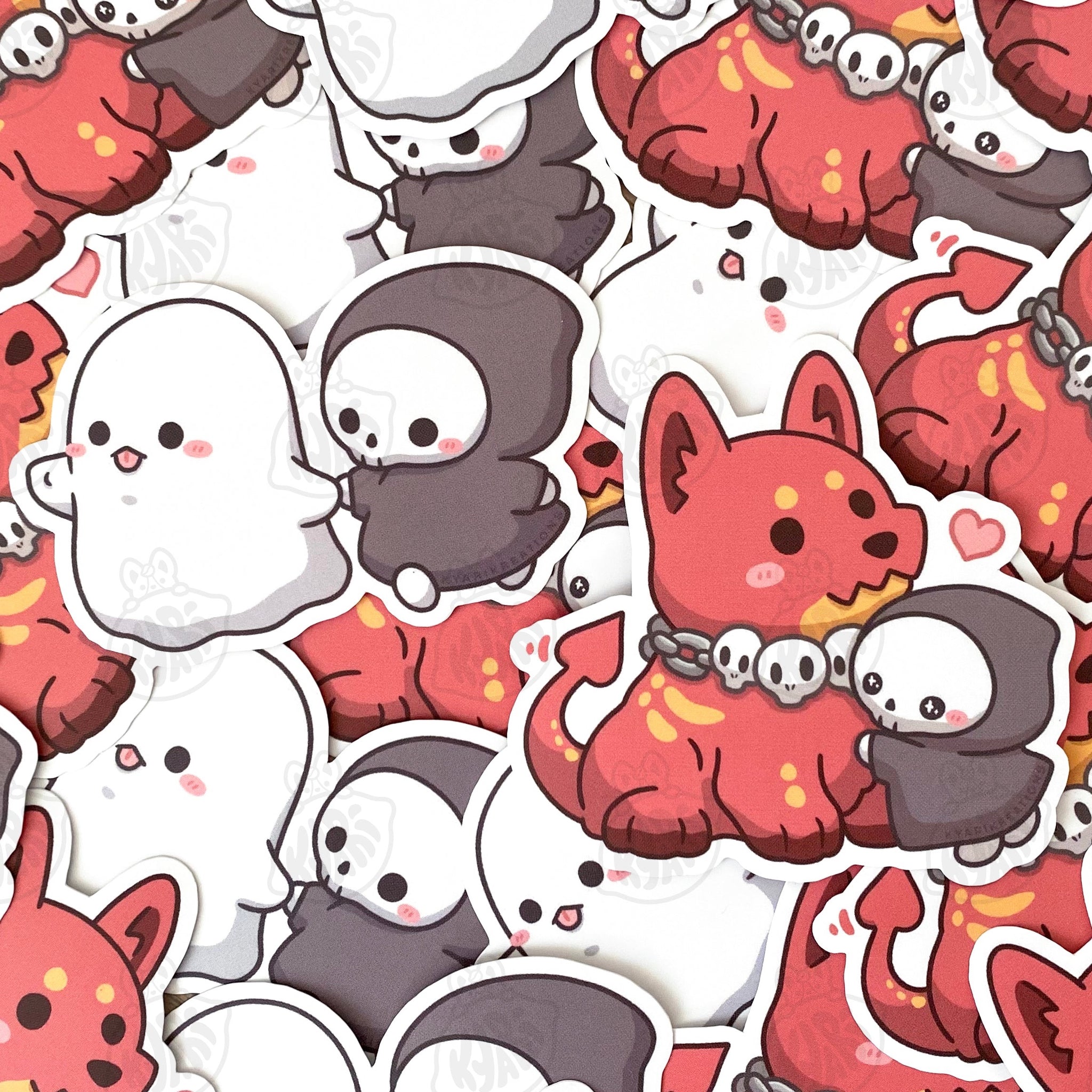 Snow Globe Dave and Friends Stickers [TRANSPARENT STICKER