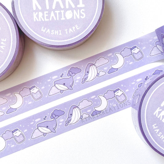 Dream Whale Washi Tape - KyariKreations