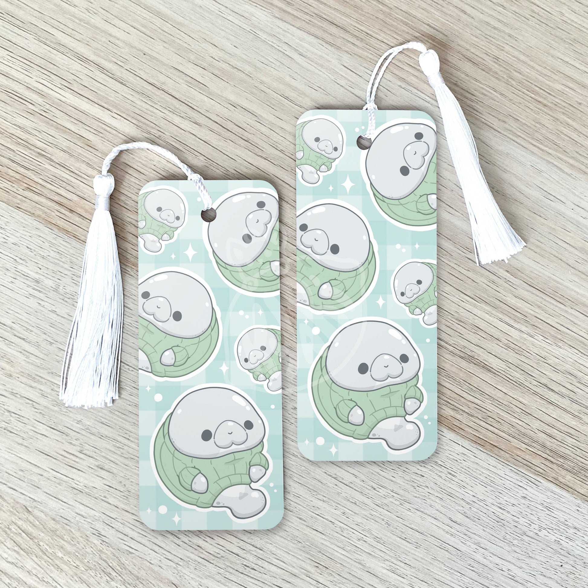 Manatee In A Sweater Bookmark - KyariKreations