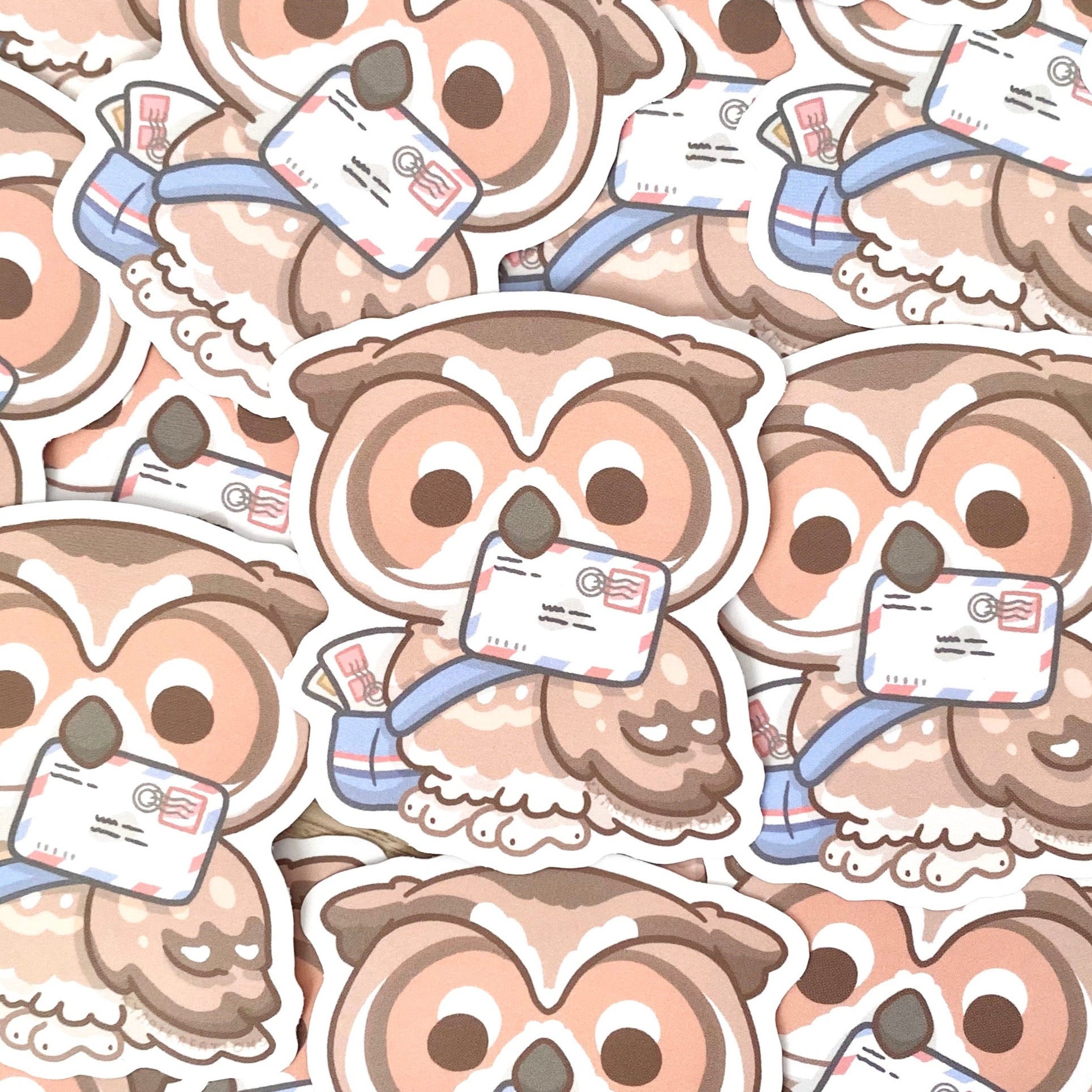 Happy Mail Owl Stickers - KyariKreations