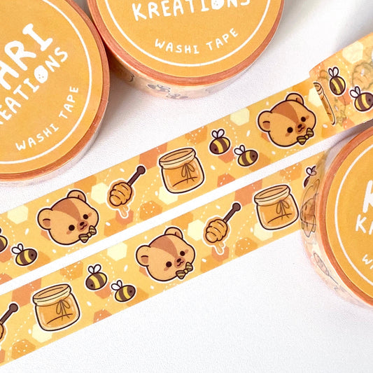 Honey Bear Washi Tape - KyariKreations
