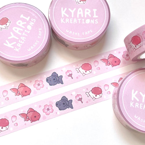 Flower Otter Washi Tape – KyariKreations