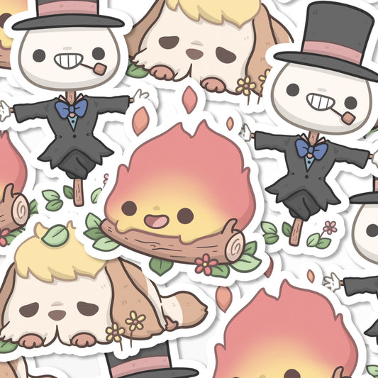Howls Moving Castle Stickers - KyariKreations