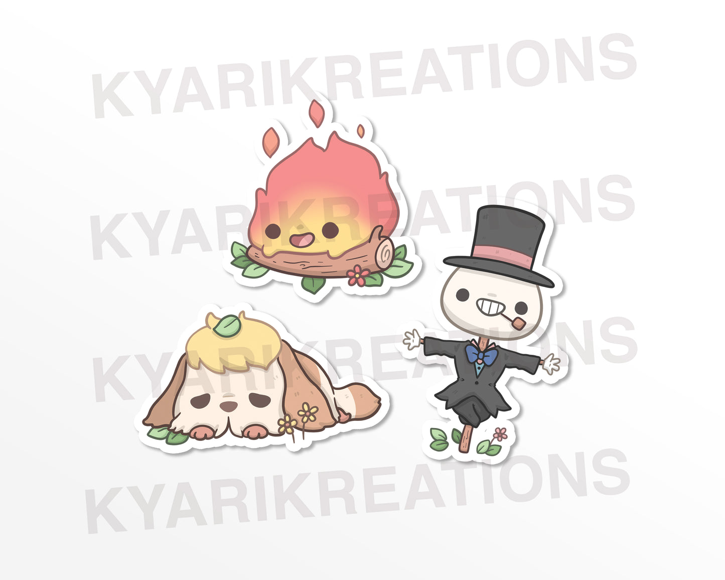 Howls Moving Castle Stickers - KyariKreations