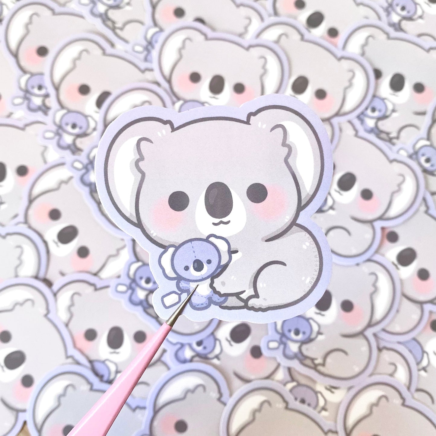 Koala Plush Stickers - KyariKreations