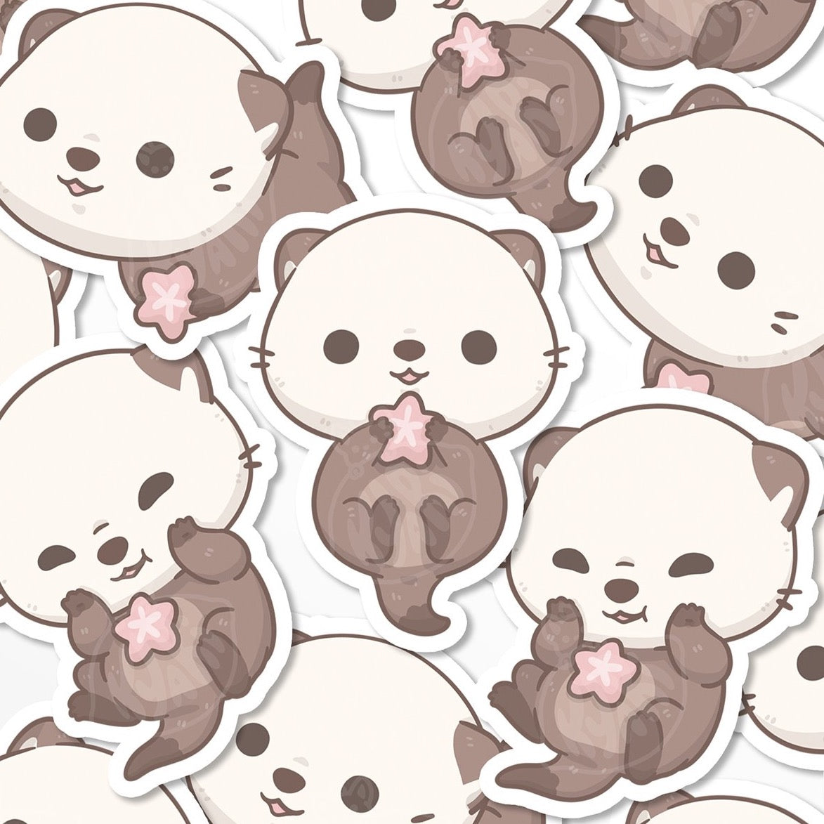 Otter Stickers - KyariKreations