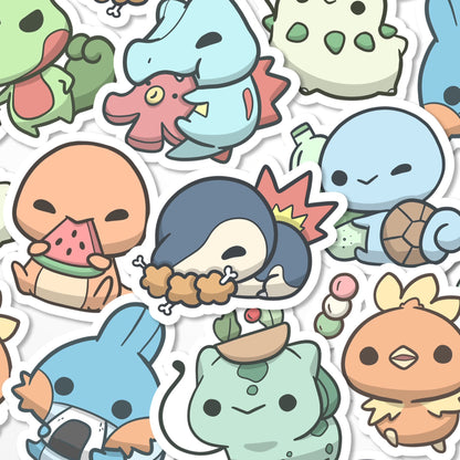 Pokemon Picnic Stickers - KyariKreations