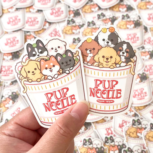 Pup Noodle Stickers - KyariKreations