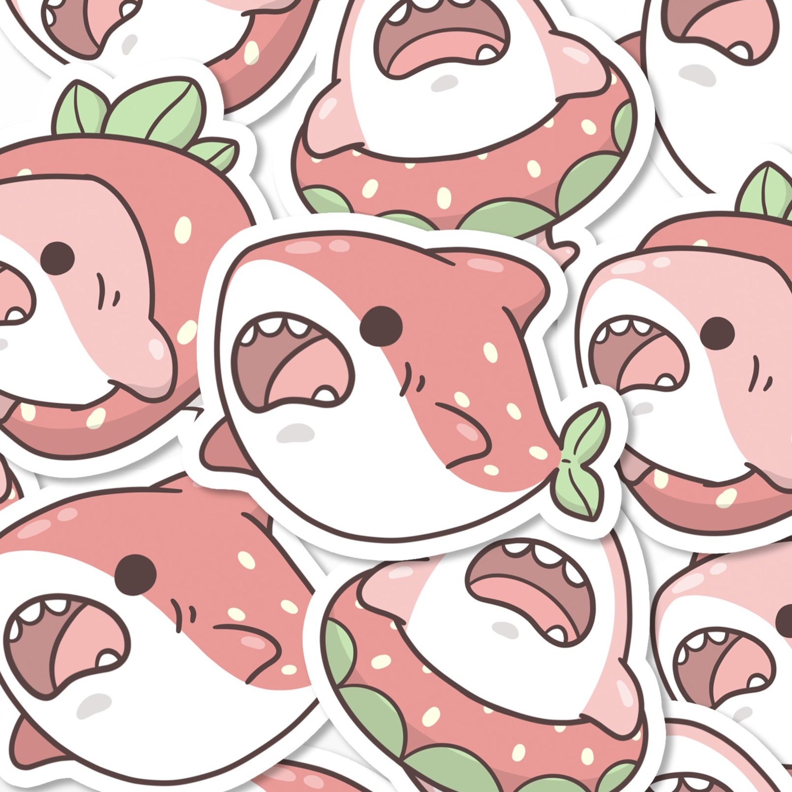 5 Row Weekly Habit Tracker Stickers - Strawberry – Stickers by AshleyK